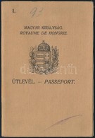 1930-1940 A Magyar Királyság Fényképes útlevele, Csehszlovák Bejegyzéekkel - Unclassified