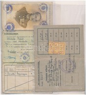 Vadászjegy 1944-ből és Tagsági Könyv: Volt Hadifoglyok Bajtársi Szövetsége 1946-ból - Unclassified