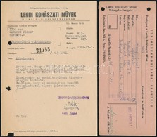 1961-1966 Lenin Kohászati Művek által Kiállított 2 Db Okmány - Non Classés