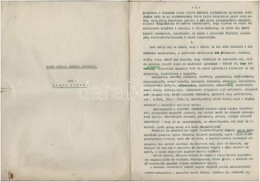 Cca 1949 HÁrom Sztálin Legenda Londonban. írta  Barta Lajos A Magyarok Világszövetségének Elnöke Gépirat 3 Példányban. ö - Sin Clasificación