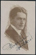 Linszky Zsigmond (1883-1957) Operaénekes (tenor). Dedikált Fotólapja - Other & Unclassified