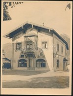 Cca 1935 Thöresz Dezső (1902-1963): Kávéház és Söröző Az Alpok Közelében, Jelzés Nélküli Vintage Fotó A Szerző Hagyatéká - Other & Unclassified