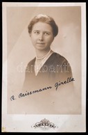 R. Riesmann Gizella / Barabás Gizella (1893 - 1985) Festőművész Aláírt és Dedikált Fotója - Autres & Non Classés