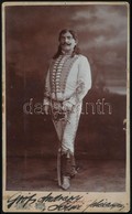 1904 Gróf Andrássy ?, Strelisky Budapesti Műtermében, Keményhátú Fotó,  21,5x13 Cm - Sonstige & Ohne Zuordnung