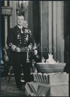 1942 Horthy Miklós (1868-1957) Kormányzó, Erdődi Mihály Pecséttel Jelzett Fotója, 17×12 Cm - Autres & Non Classés