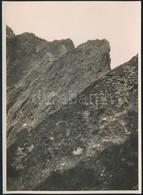 Cca 1910 Magas-Tátra, Spara, Erdélyi Mór Felvétele, Hátulján Feliratozva, 11,5×16 Cm /
Cca 1910 Vysoké Tatry, Špára, Wit - Sonstige & Ohne Zuordnung