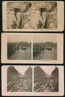 Cca 1910 3 Db Sztereo Fotó Palesztina, I. Világháború Stettin / Stereo Photos Palestina, WW I. - Sonstige & Ohne Zuordnung