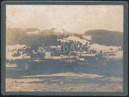 1916 A Dobsinai (Felvidék) Rézművek Máriavölgyi Telepe, Keményhátú Fotó, Hátoldalon Feliratozva, 9×12 Cm - Autres & Non Classés