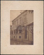 Cca 1910 Soproni Ház, Kartonra Ragasztott Fotó, 16×11 Cm - Other & Unclassified