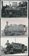 MÁV 275.510 és 376.104 Sorozatszámú Mozdonyok, Valamint ÖBB Mozdony, Modern Előhívások, 3 Db, 9×14 Cm / Locomotives, 3 M - Andere & Zonder Classificatie