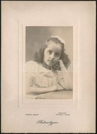 Cca 1910 Platinotypia, Németi József Debreceni Műterméből, 9x6 Cm, Karton 16,5x12 Cm - Other & Unclassified