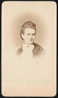 Cca 1862 Borsos és Doctor Pesti Műtermében Készült, Vizitkártya Méretű Fénykép, 10,5x6 Cm - Andere & Zonder Classificatie