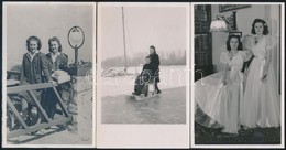Cca 1941-1943 Ikreket ábrázoló Fotók, 5 Db, 14×9 Cm - Autres & Non Classés