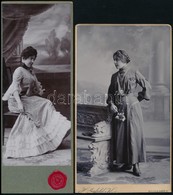 Cca 1880-1900 7 Db Keményhátú Fotó Klf Méretben - Autres & Non Classés
