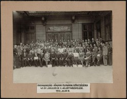 1943 A Magyarországi Bőripari Munkások Szövetségének 40. évi Jubileumi és X. Küldött Közgyűlése, Kartonra Ragasztott, Fe - Autres & Non Classés