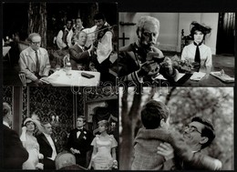 Cca 1969 Magyar Filmfotók, Rajtuk Neves Színészek, 17 Db, 11,5×18 és 24×18 Cm Közötti Méretekben - Andere & Zonder Classificatie