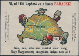 Cca 1920 Schleicher Barackíz Reklámja, Irredenta Szöveggel, 10×14 Cm - Reclame