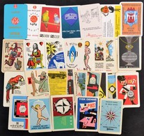 1968-1975 33 Db NDK-s, Csehszlovák Kártyanaptár - Publicités