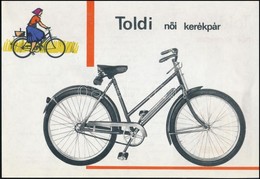 Cca 1960 A Csepel Toldi Női Kerékpár Műszaki Tájékoztatója - Publicités