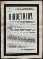 1946 Közvetlenül A II. Világháború Után Mementóként Rendezett Kiállításra Készített Korabeli Fotómásolat Kartonon A Komá - Autres & Non Classés