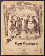 Hermann Rosenzweig: ...Nach Grosswardein. Bp.,é.n., Zipser&König, 6 P.  Német Nyelven. Illusztrált Címlappal, Szakadt, A - Other & Unclassified