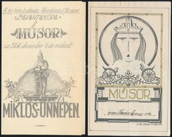 1934 M. Kir. Honvéd Ludovika Akadémia I. Főcsoport Leventeköre Miklós-ünnepének Műsora - Altri & Non Classificati