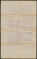 1915 A Przemysl-i Laktanyakórház Szilveszteri Műsorának Hirdetménye / 1915 New Year's Eve Program Of The Przemysl Barrac - Autres & Non Classés