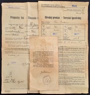 1924 Sorozási Igazolvány és Elbocsájtó Levél - Other & Unclassified