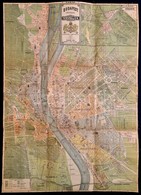 Budapest Főváros Tervrajza. A Leujabb Ujításokkal S A Legjobb Források Után Rajzolva. Dombsovsky és Franke 1885. Litográ - Other & Unclassified