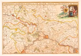 1680 Frederick De Wit (1629/1630-1706): Comitatus Namurci Tabula In Lucem, Namur Megye Térképe. Kézzel Színezett Rézmets - Andere & Zonder Classificatie