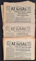 1916-18 Az Újság 5 Db Száma Az I. Világháború Híreivel. Pl Nagyszebennél Megvertük A Románokat, Stb - Zonder Classificatie