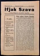 1919 Az Ifjak Szava C. újság 5. Száma - Non Classés