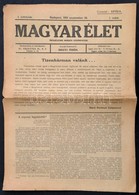 1919 A Magyar Élet C. újság Induló Száma. Román Cenzúrával. - Non Classés