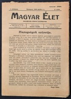 1919 A Magyar Élet C. újság 2. Száma. Román Cenzúrával. - Unclassified