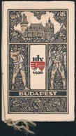 1926 Budapest, Szállodások Nemzetközi Egyesületének 2 Programfüzetei. Az Egyik Többnyelvű (francia-magyar-német) Program - Zonder Classificatie