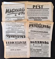 Cca 1939-1945 II. Világháborús újságok REPRINT Kiadásai (pl. Demokrácia, Szabad Nép, Esti Kurir, Reggeli Magyarország, S - Unclassified
