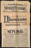 1942 Népújság, Nemzeti Újság, Új Nemzedék C. Lapok Háborús Számai - Unclassified