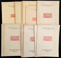 1948-1950 A Milánói Teatro Alla Scala Operaház Olasz Nyelvű Műsorfüzetei 18 Db Füzet. - Zonder Classificatie