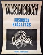 Cca 1987 Vaserely Kiállítás - Csepei Gyűjtemény, Ny. N., 41x29 Cm+Vasarely-kiállítás - Csepei Gyűjtemény Kiállítási Kata - Otros & Sin Clasificación