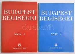 Budapest Régiségei XXIV. 1-2.  Szerk.: Dr. Kaba Melinda, Dr. Kubinyi András. A Budapesti Történeti Múzeum Évkönyve. Bp., - Unclassified