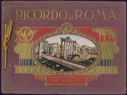 Ricordo Di Roma. 60 Vedute. Képes Füzet Róma Városáról, 60 Fekete-fehér Fotóval, Négynyelvű Leírásokkal. Kiadói Fűzött P - Non Classés