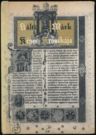 Kálti Márk Képes Krónikája. Szemelvények és Képek. Összeállította és Fordította: Kardos Tibor. Officina Képeskönyvek. Bp - Ohne Zuordnung