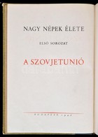 Dr. Bolgár Erik: A Szovjetunió I. Kötet. Bp., 1946, Athenaeum. Kiadói Félvászon Kötés, Kissé Kopottas állapotban. - Unclassified