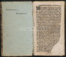 Cca 1766 Philipp Friedrich Sicherer Heilbronni Patikus Brosúrája, Bizonyos Angliai Gyógyszerek Hatásairól. Hn.,én., Kn., - Zonder Classificatie