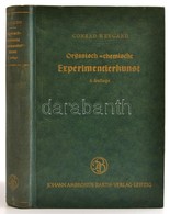 Weygand, Conrad: Organisch-chemisch Experimentierkunst. Leipzig, 1948, Johann Ambrosius Barth Verlag. Félvászon Kötésben - Sin Clasificación