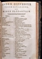 Wagner [Ferenc] Francesco: Universae Phraseologiae Latinae Corpus, Congestum - - ... Hn., én., Kn., 1272 P.+24 Sztl. Lev - Unclassified