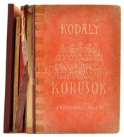 Vegyes Zenei Témájú Könyvek, 4 Db: 
Műdalok. I. Sorozat. Sík József Elméleti és Gyakorlati énekiskolájának Kiegészítő Ré - Unclassified