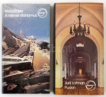 2 Db Könyv - Weizsäcker, Carl Friedrich Von: A Német Titanizmus. Bp., 1989, Európa + Lotman, Jurij: Puskin. Bp., 1987, E - Non Classés