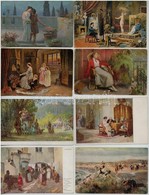 ** * 140 Db RÉGI Művész Képeslap / 140 Pre-1945 Art Motive Postcards - Unclassified