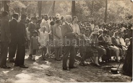 * T2 1928 Balatonaliga (Balatonvilágos), Szent Mise Bemutatása A Szabadban. Photo - Unclassified